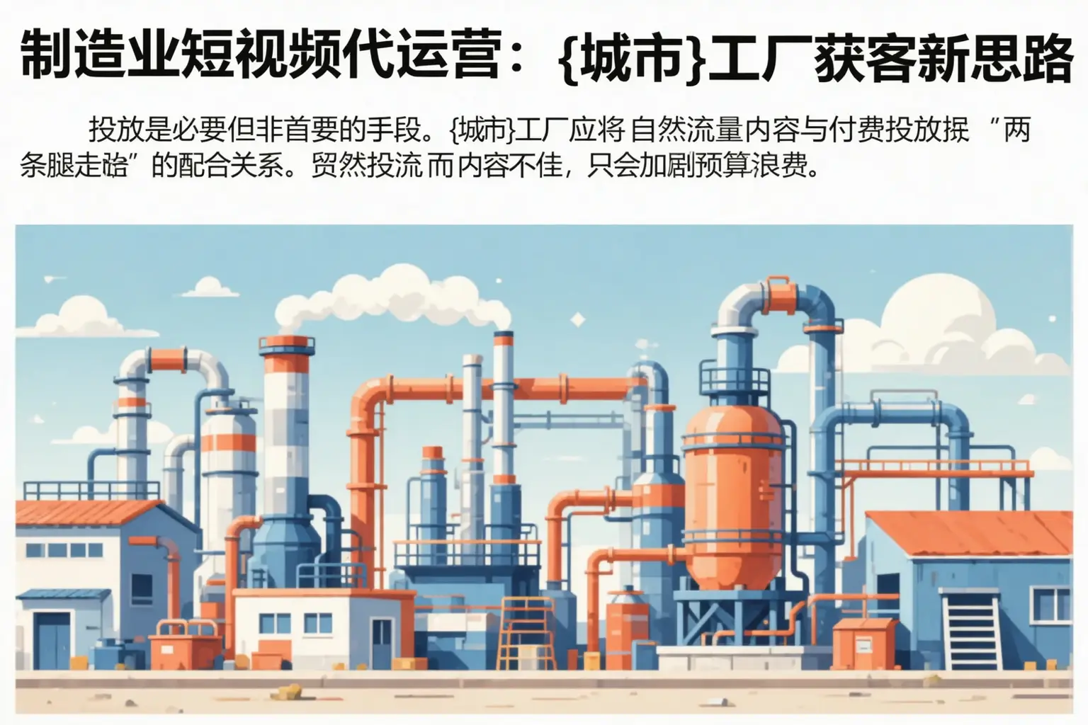 制造业短视频代运营：牧野工厂获客新思路